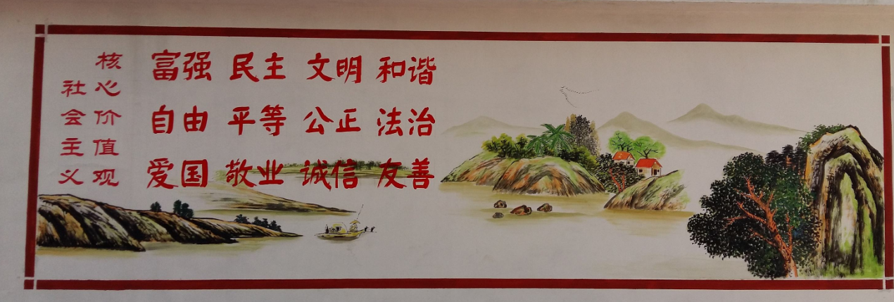 上海鄉村文化墻彩繪圖片