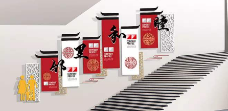 和諧社區精神文明走廊宣傳展示文化墻