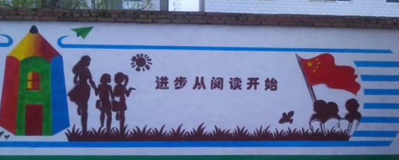 學校文化墻彩繪制作