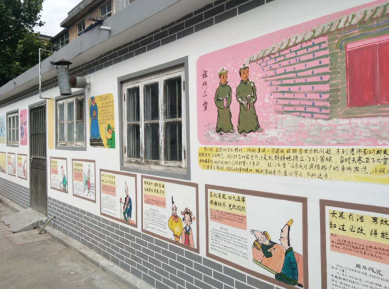 社區道德建設文化墻