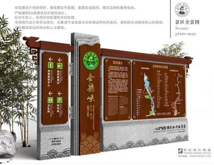 金龍峽風景區導視系統規劃設計