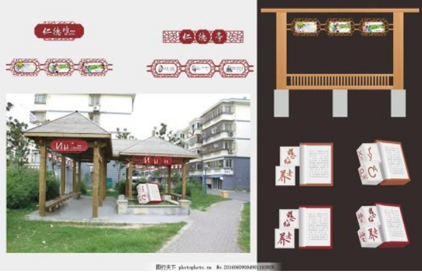 黨支部社區(qū)黨建文化墻