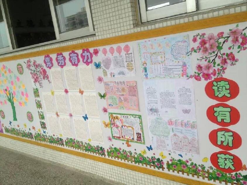 幸福小學文化墻設計效果圖