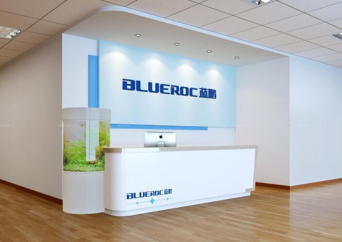 藍鵬電商公司前臺文化墻設計