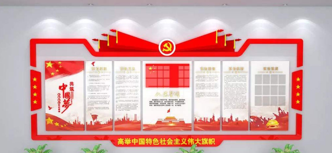 創(chuàng)意黨建制度展板黨建文化墻