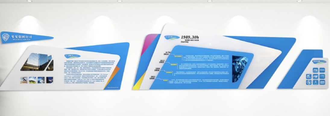 創(chuàng)意照片墻亞克力3d立體墻貼畫企業(yè)文化墻貼紙公司辦公室墻
