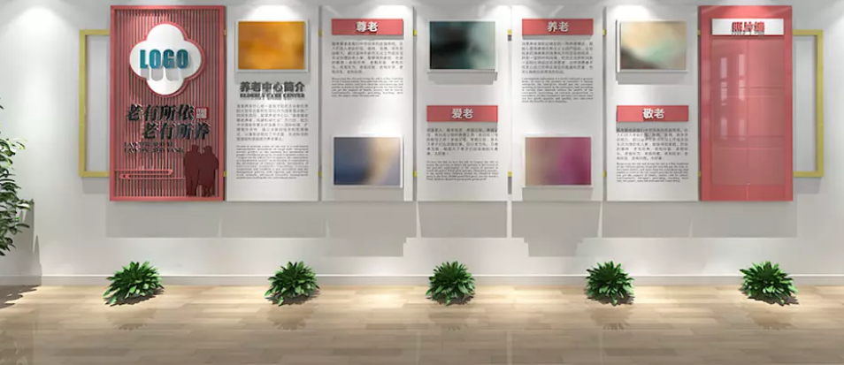 中式古典社區(qū)新農(nóng)村文化墻模板