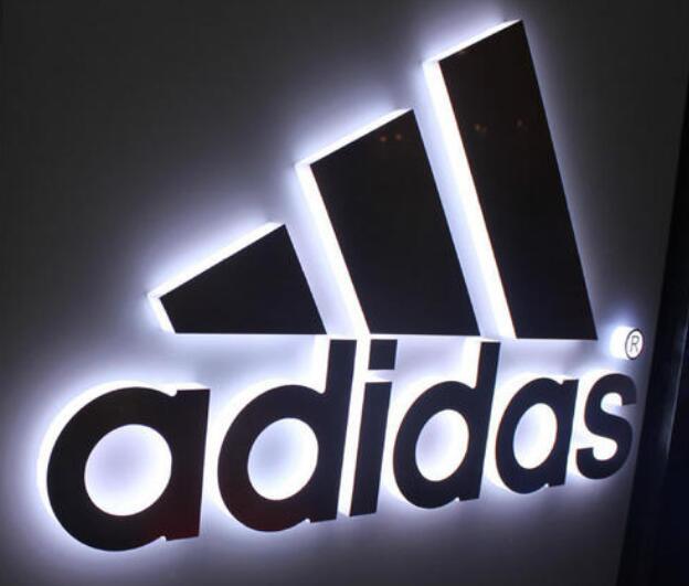 adidas精品發光字制作