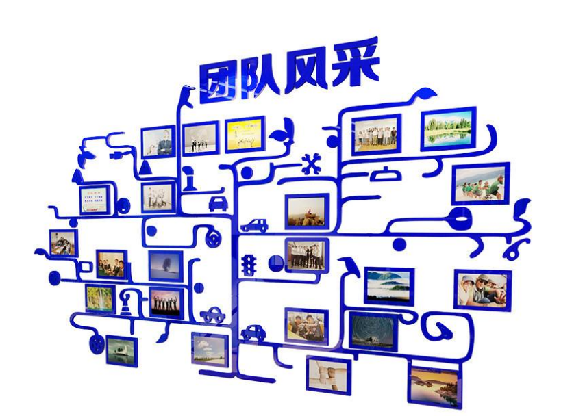 熱賣辦公室裝飾榮譽(yù)墻 公司文化墻3d立體墻貼 團(tuán)隊(duì)照片墻