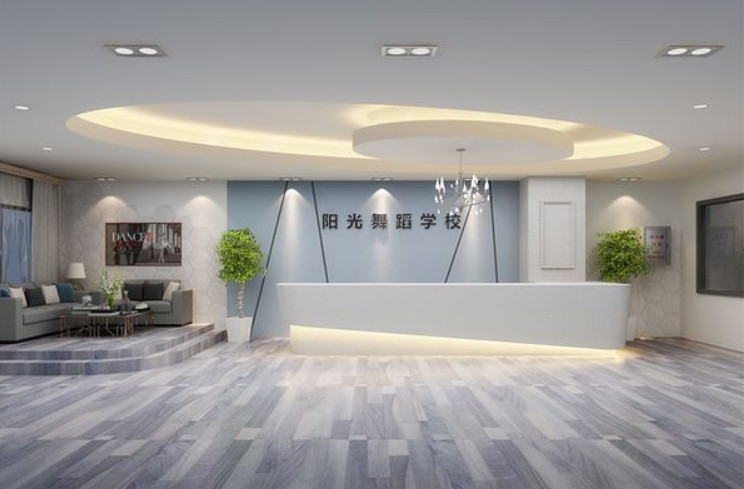 時尚簡約白色烤漆公司辦公 前臺桌接待臺