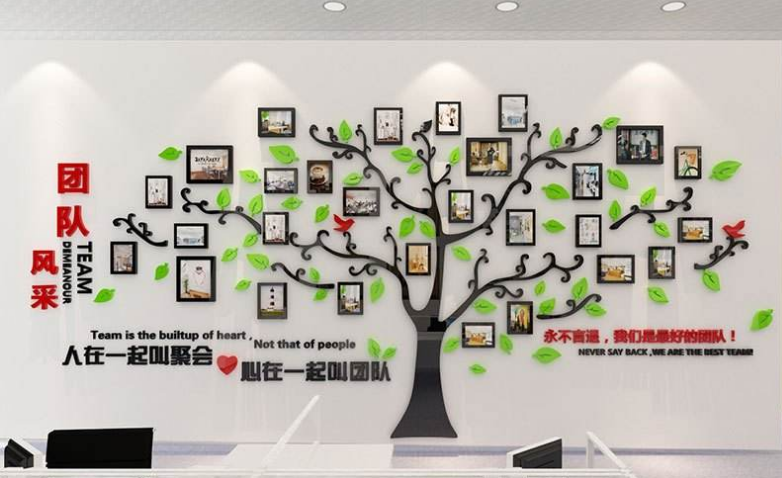 公司標(biāo)語企業(yè)文化墻裝飾字畫辦公室墻面布置3d亞克力字