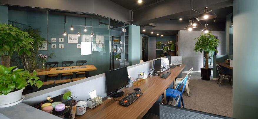 混搭風(fēng)格辦公室企業(yè)文化墻制作效果圖