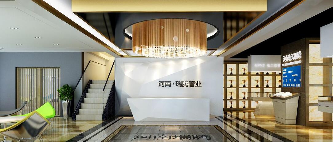 混搭風格前臺文化墻制作效果圖