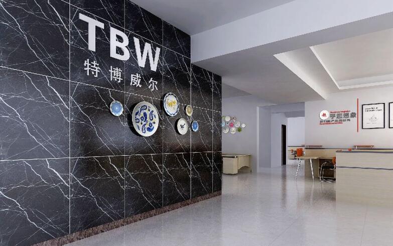 特博威爾公司創意前臺文化墻制作效果圖