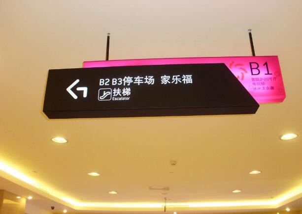 南風(fēng)商場導(dǎo)視牌制作效果圖