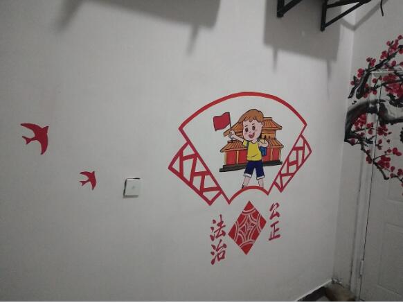黨建文化墻彩繪制作效果圖