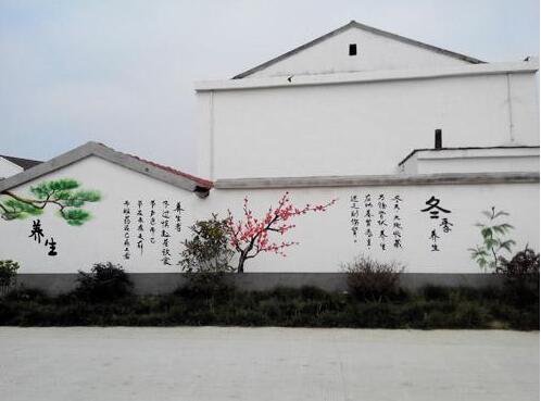 街道文化墻彩繪制作效果圖