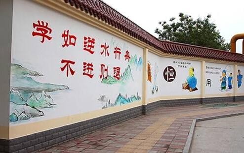 文化社區街道文化墻制作效果圖