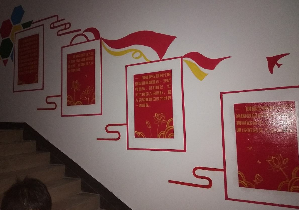 云南昆明校園文化墻體彩繪校園文化墻
