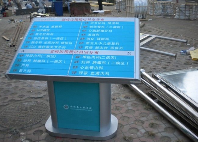 小區指示牌 醫院指示牌