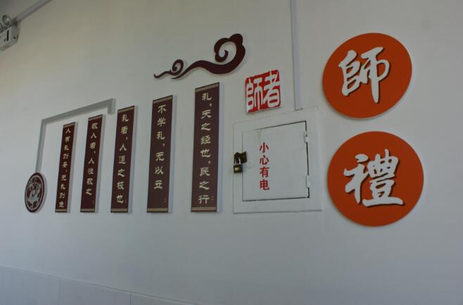 校園走廊文化墻制作效果圖