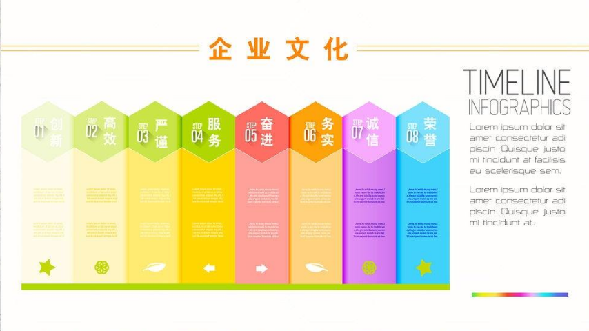 簡約大氣企業(yè)文化墻背景