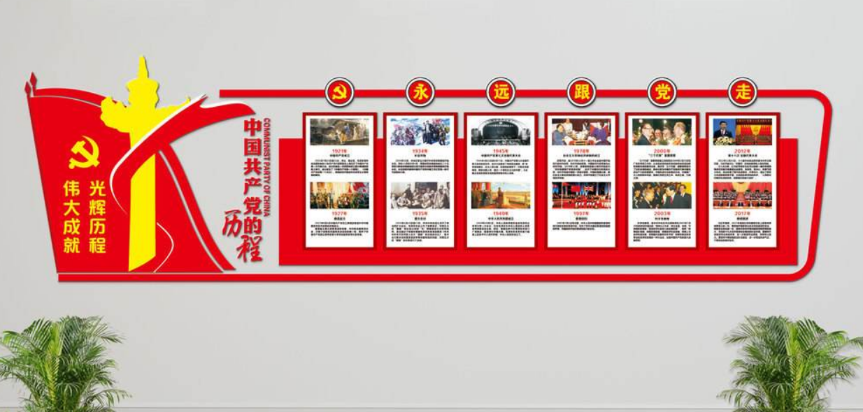 微立體黨建文化墻設計