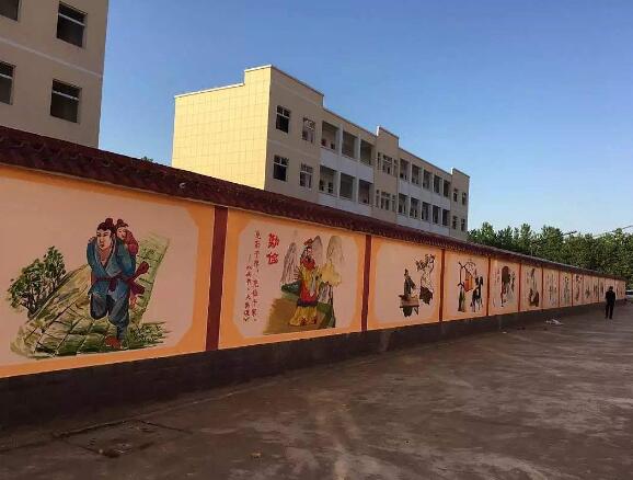 簡約校園文化墻制作效果圖