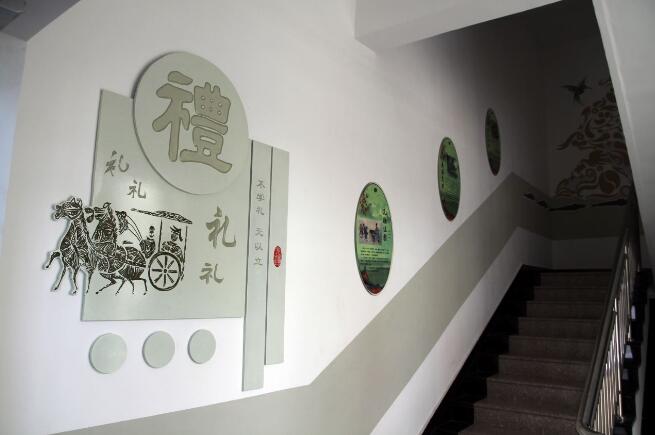簡約校園文化墻制作效果圖