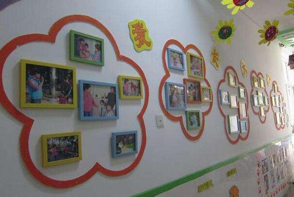 簡約幼兒園文化墻制作效果圖
