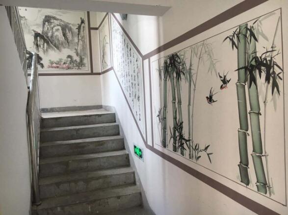 簡約社區樓道文化墻制作效果圖