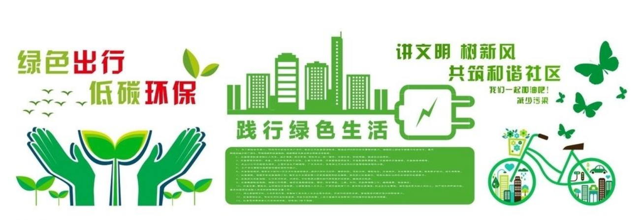 企業環保文化墻綠色生態文明環保圖片