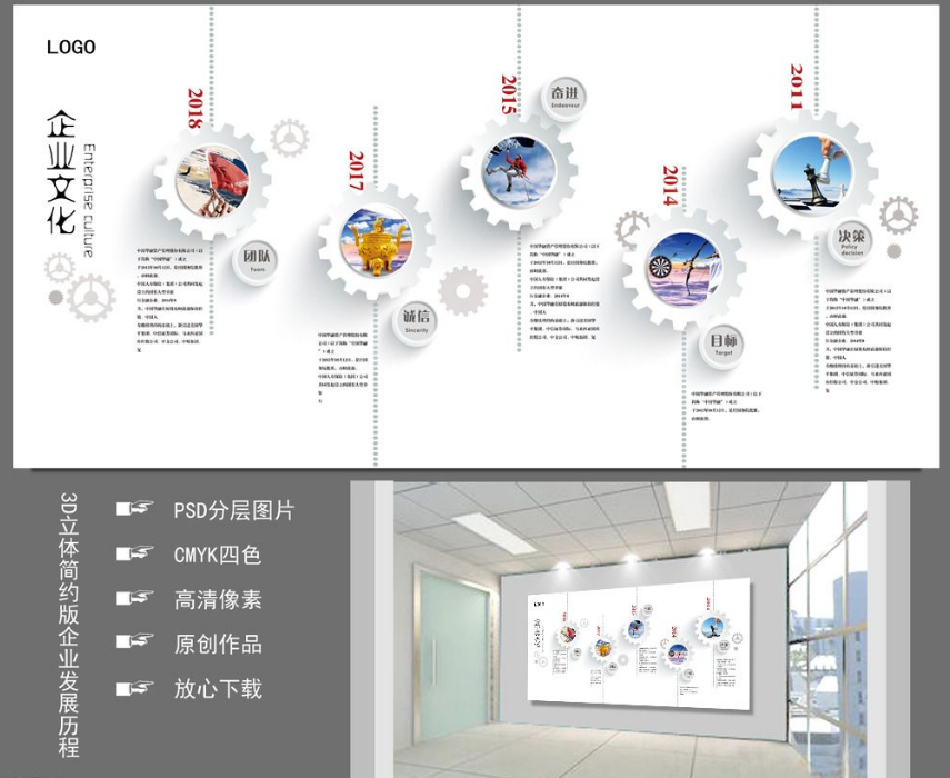 企業(yè)文化墻效果圖2