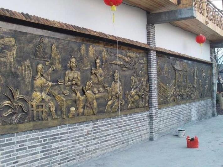 校園浮雕墻制作效果圖