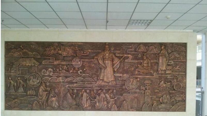 校園浮雕墻制作效果圖