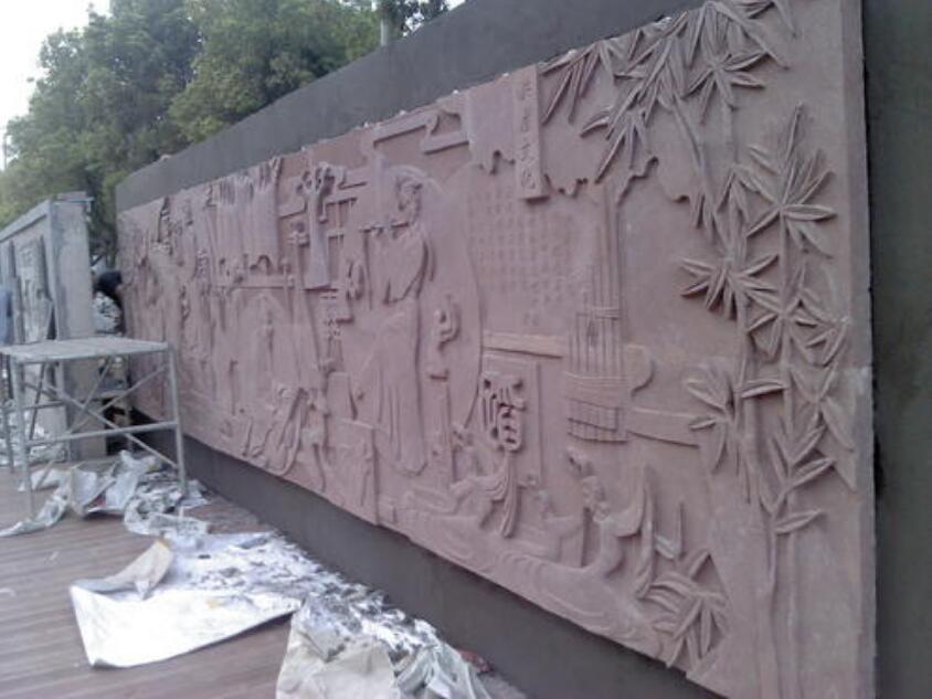 校園浮雕墻制作效果圖