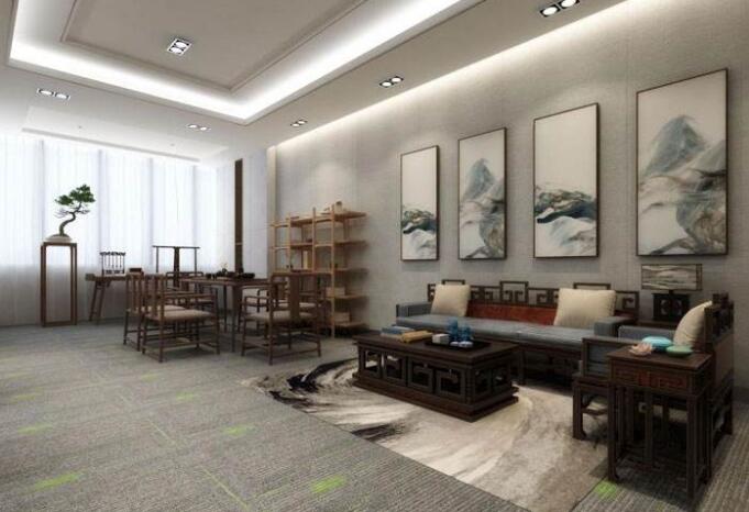 國際貿易公司辦公室文化墻制作圖