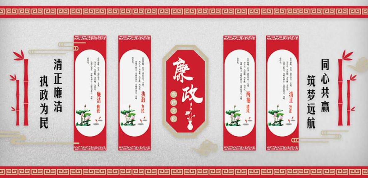 文明和諧社區文化墻設計