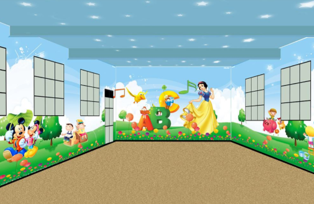 幼兒園彩繪壁畫主題教室文化墻設(shè)計(jì)走廊文化墻設(shè)計(jì)