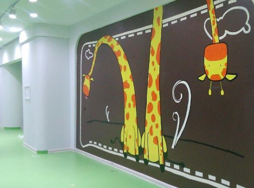 平原新農(nóng)村文化墻幼兒園墻繪室內(nèi)手繪墻