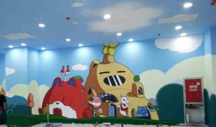 太原幼兒園彩繪文化墻