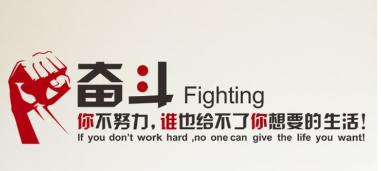 3d亞克力水晶立體墻貼團隊勵志標語公司辦公室文化墻