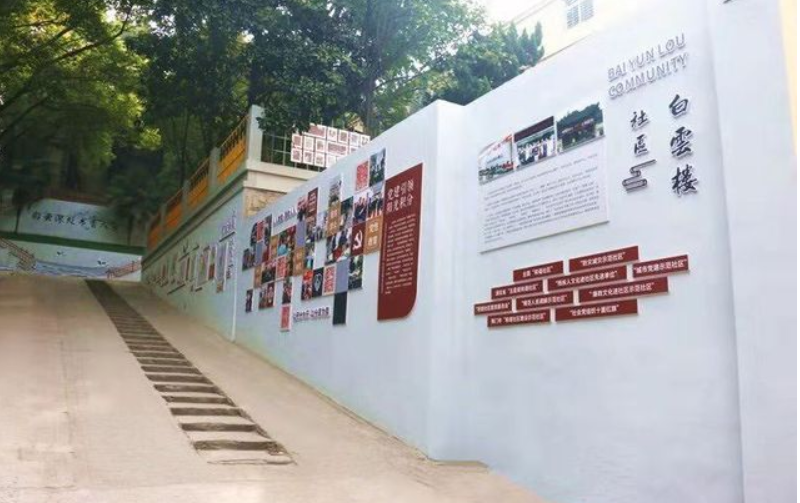 黨政機關社區以人民為中心黨建文化墻