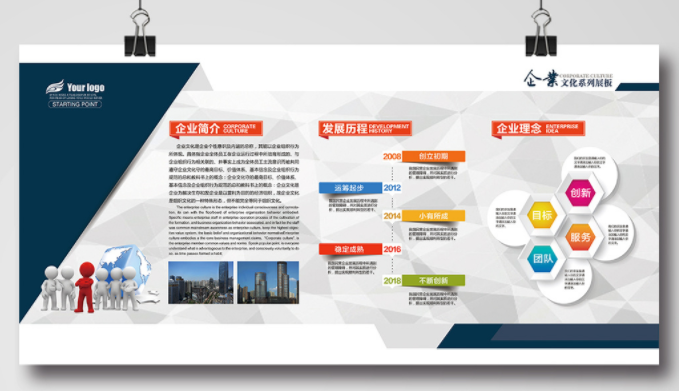 企業(yè)文化墻設計效果圖
