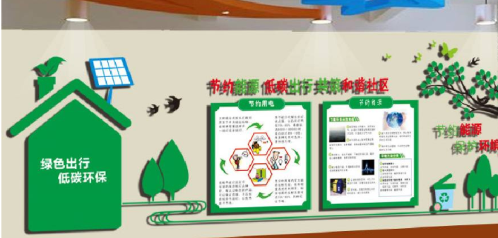 和諧社區文化墻設計