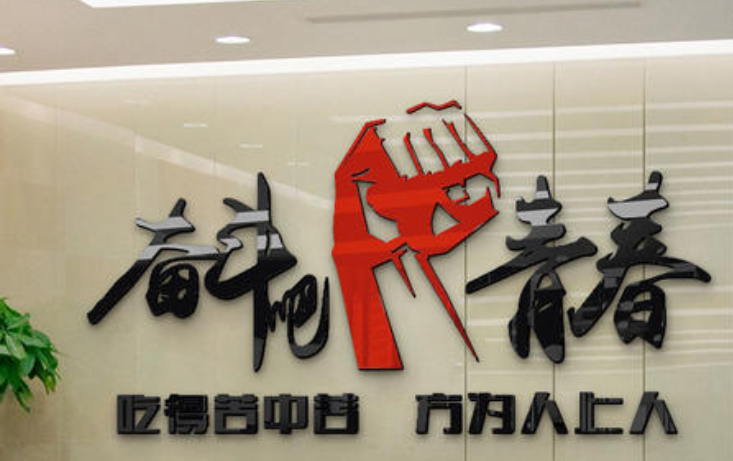 企業(yè)勵志字辦公室文化墻書房字貼墻貼創(chuàng)意團(tuán)隊3d立體亞克力墻