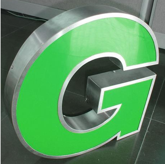 精工無縫不銹鋼發光字 背打光不銹鋼字