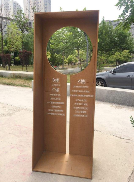 不銹鋼導視牌立式戶外導視牌燈箱 