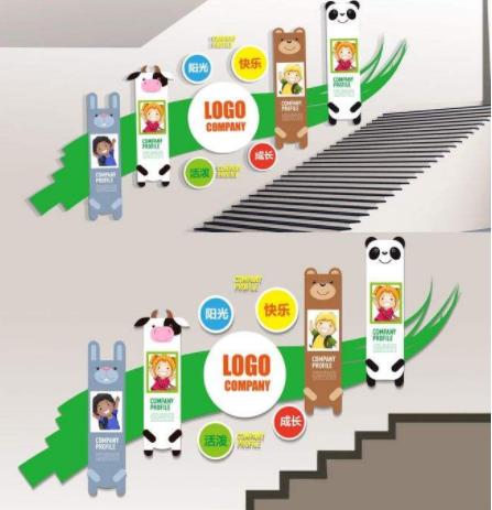校園消防文化墻圖片可愛幼兒園卡通文化墻照片展板圖片