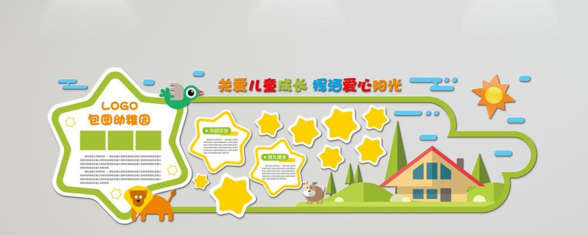 新款幼兒園教室墻面板報布置